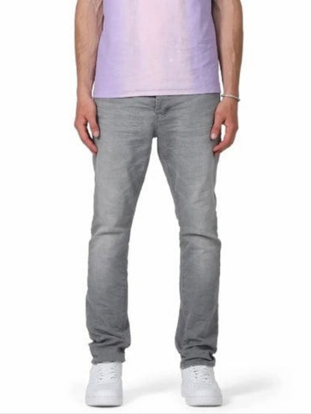 Purple Brand Slim Fit Low Rise Jeans Faded Aged Gray Men's 30x30 NWT